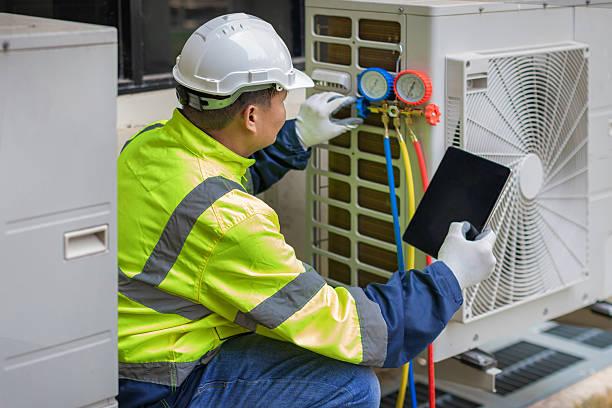 Professional Hvac technician working in Fairview, WV